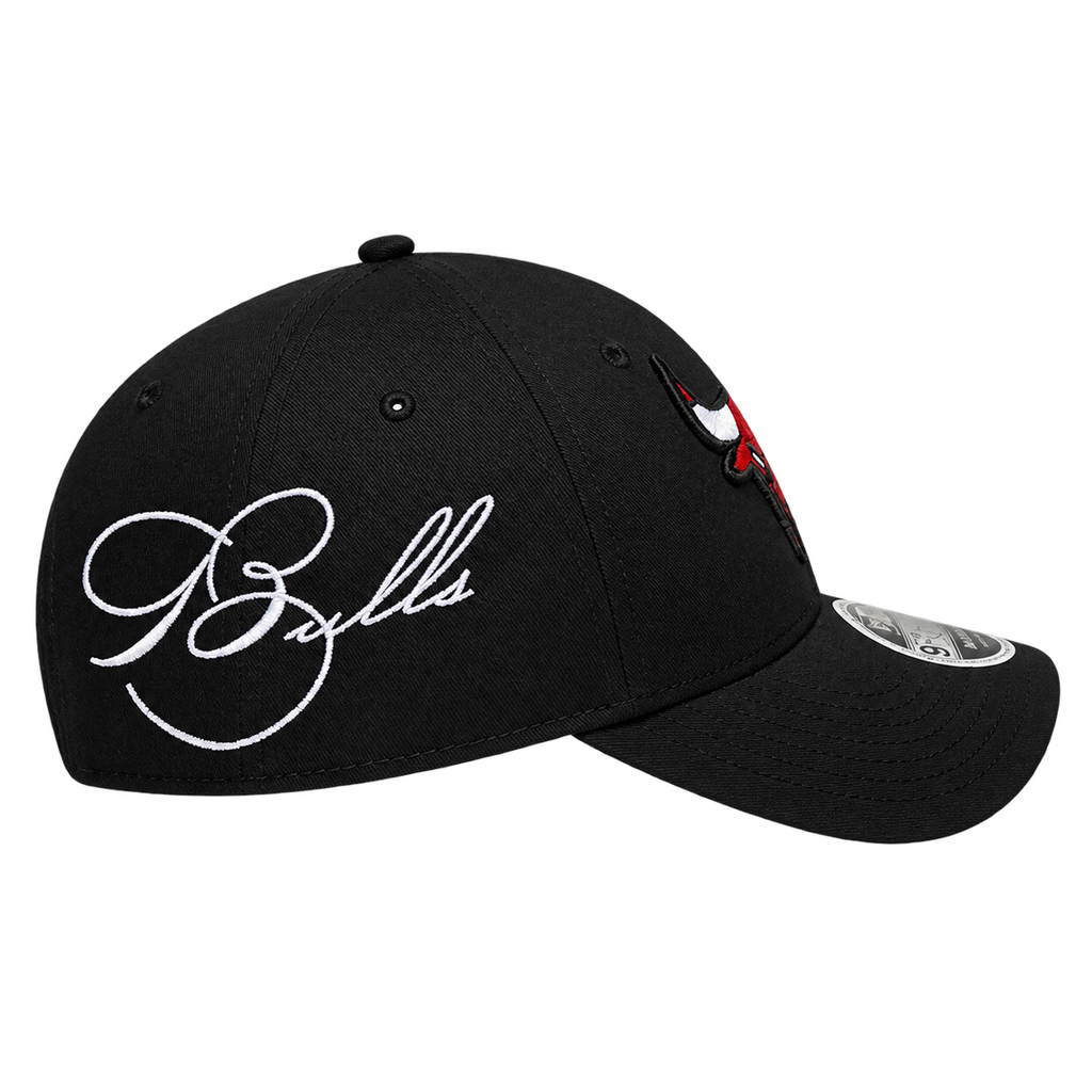 Casquette Chicago Bulls noire – New Era 9FORTY M-Crown Side Script