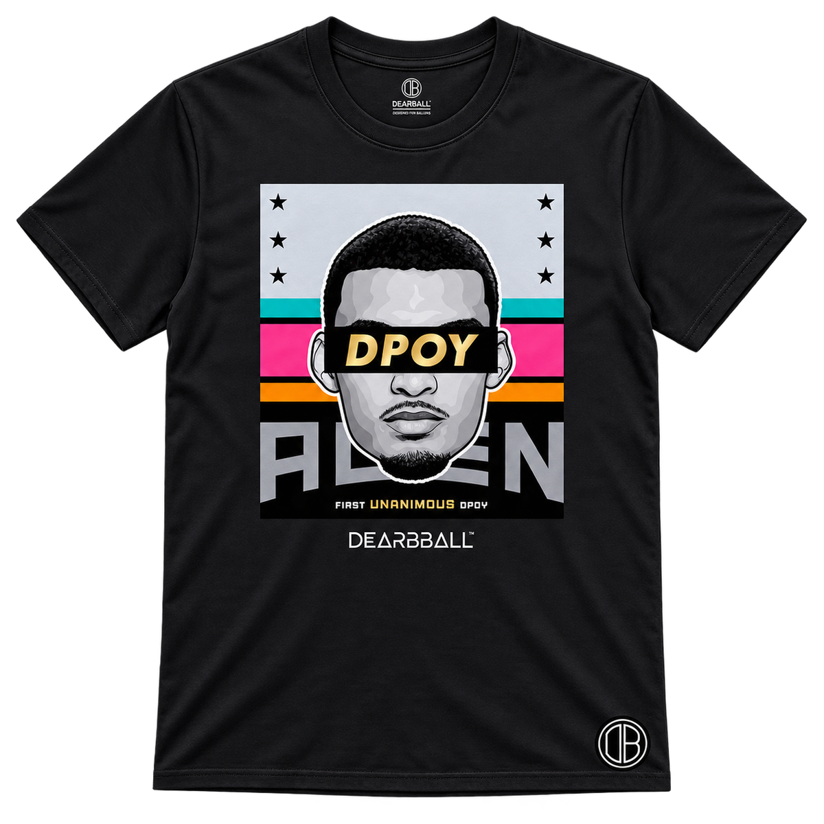 T-shirt Wemby First Unanimous DPOY noir – DearBBall