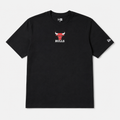 T-shirt Chicago Bulls — New Era NBA Logo, Noir