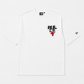 T-shirt Chicago Bulls — New Era NBA Player Graphic Oversized, Blanc