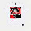T-shirt TheGOAT 23 blanc – DearBBall Bicolor Edition