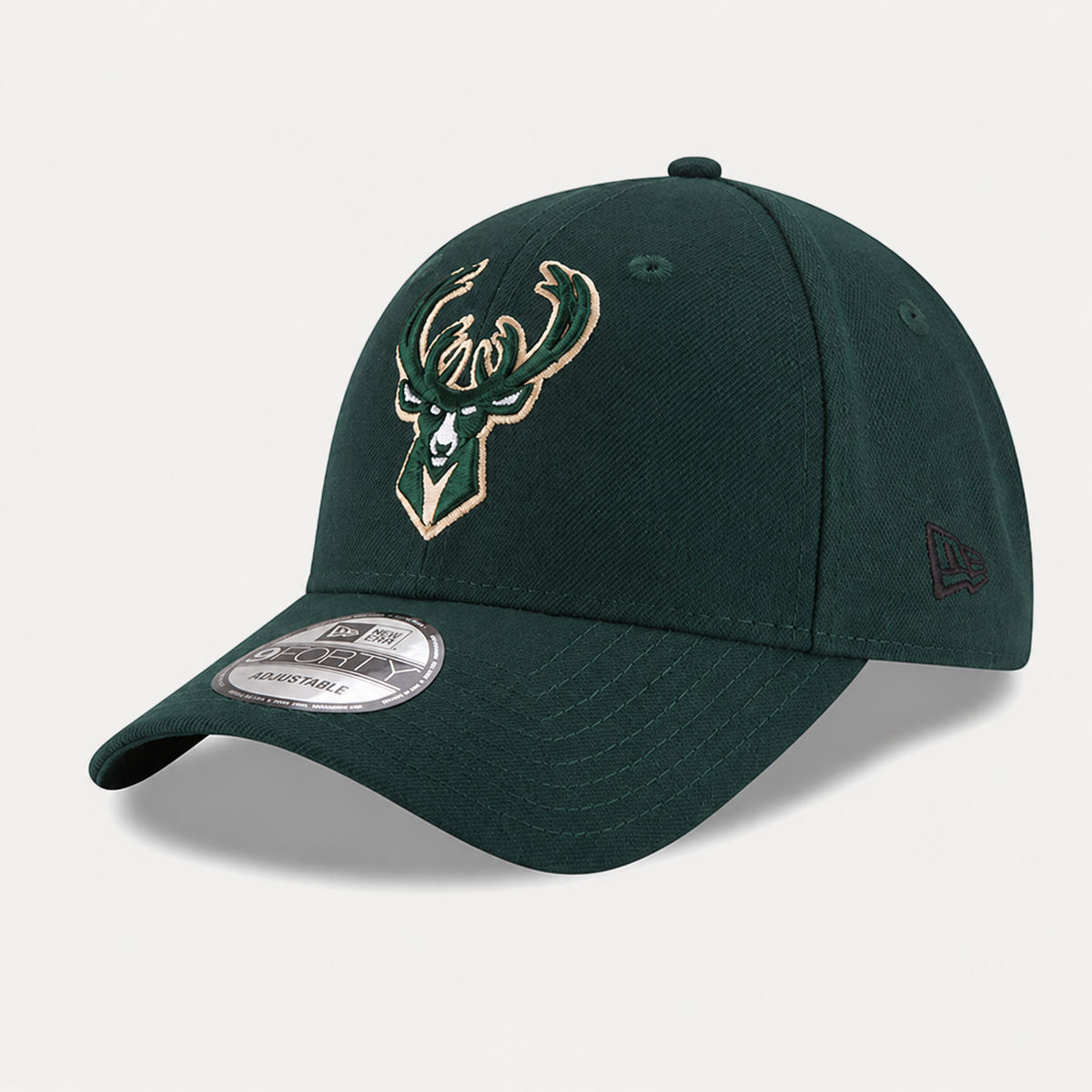Casquette Milwaukee Bucks — New Era 9FORTY The League, Vert foncé