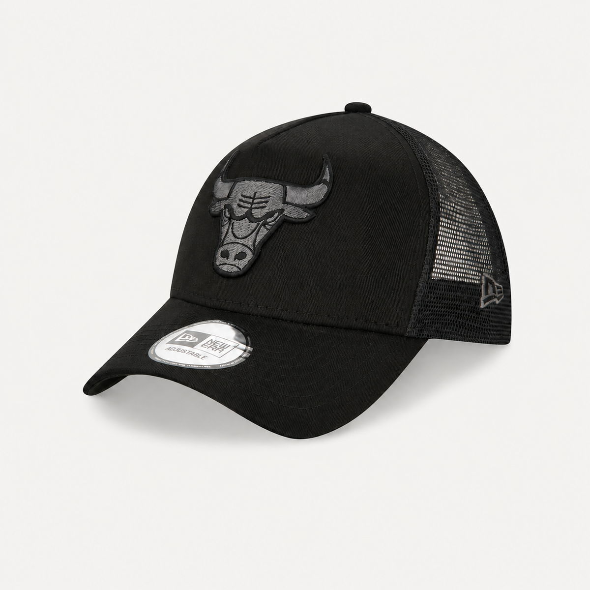 Casquette Chicago Bulls Tonal — New Era 9FORTY A-Frame Trucker, Noir