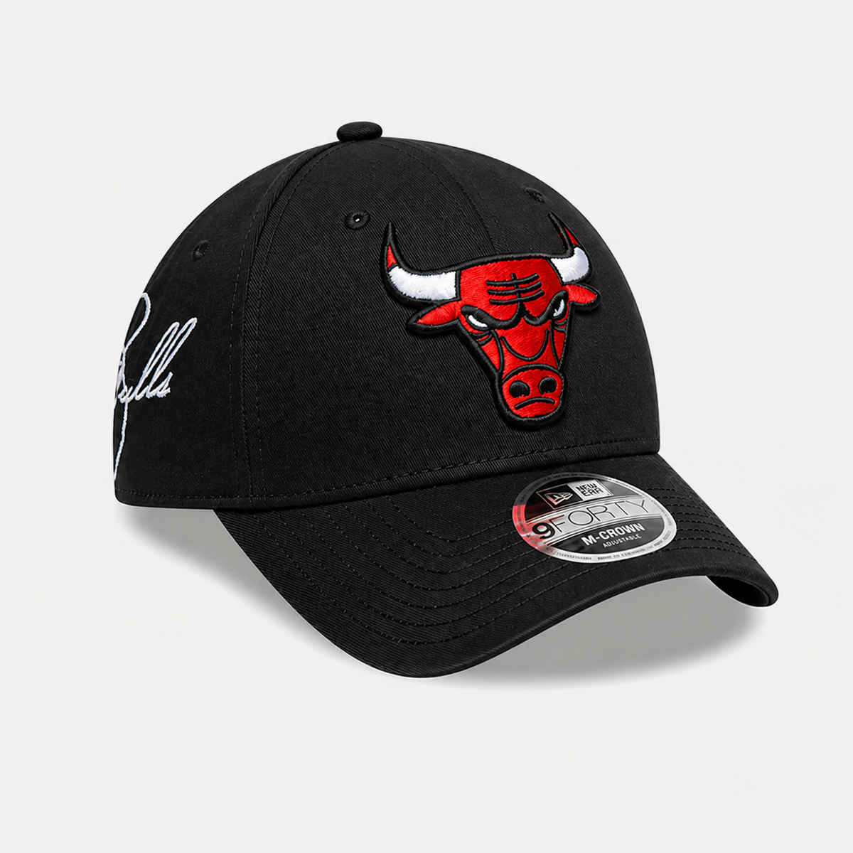 Casquette Chicago Bulls noire – New Era 9FORTY M-Crown Side Script