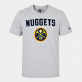 T-shirt Denver Nuggets — New Era NBA Logo, Gris