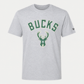T-shirt Milwaukee Bucks — New Era NBA Logo, Gris