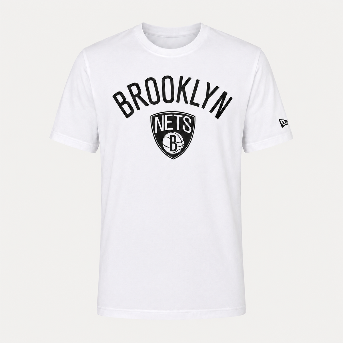 T-shirt Brooklyn Nets — New Era NBA Logo, Blanc