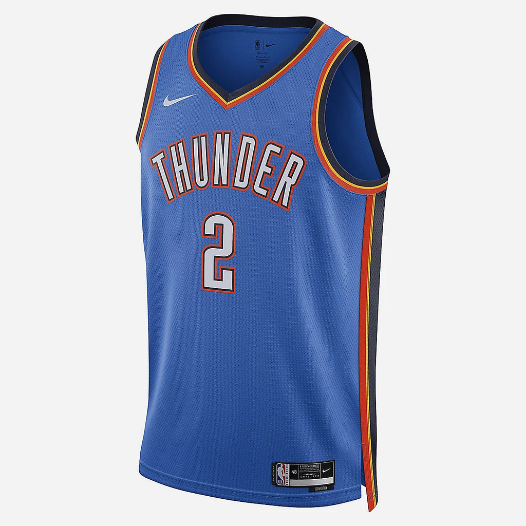 Maillot Oklahoma City Thunder bleu – Nike NBA Swingman Icon Edition