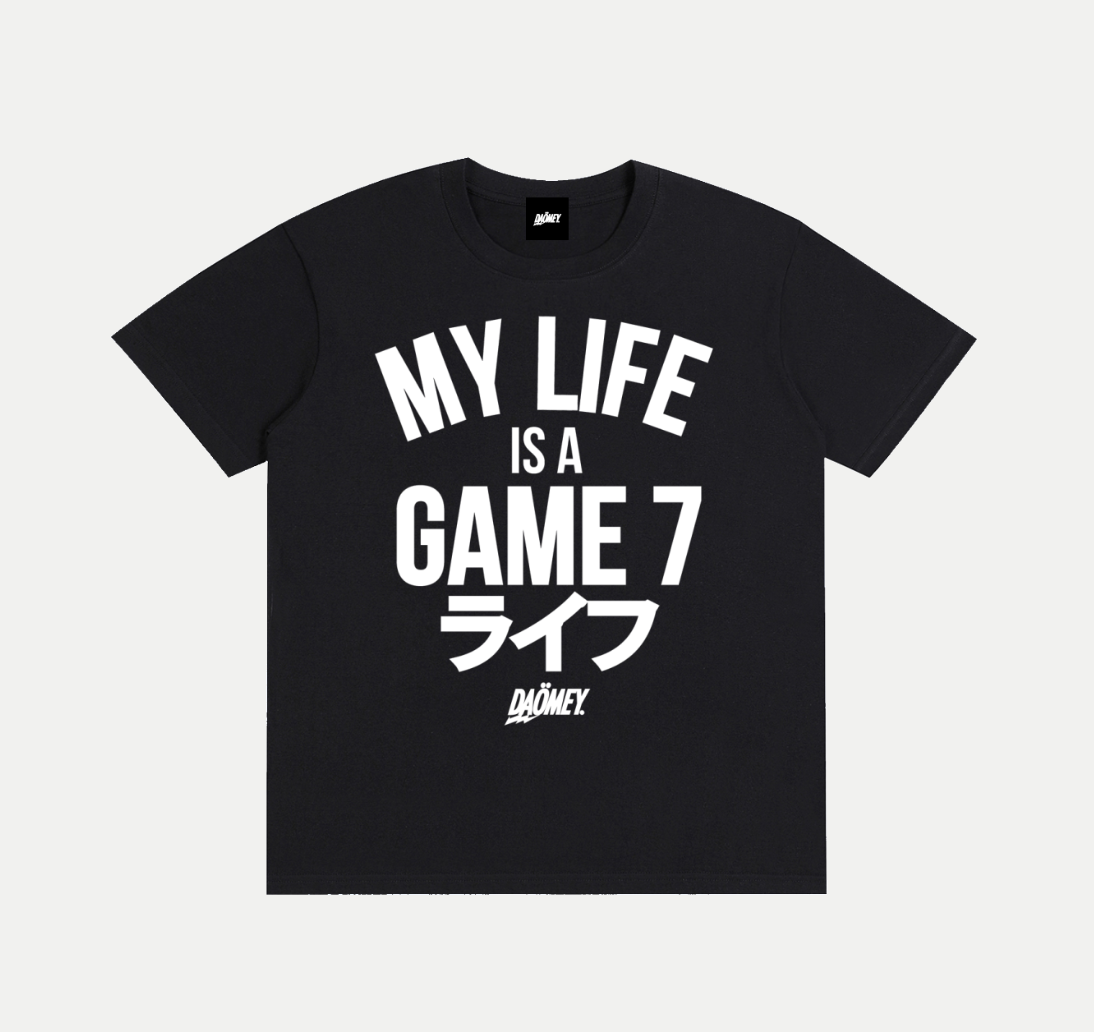 T-shirt Game 7 noir – DAÖMEY