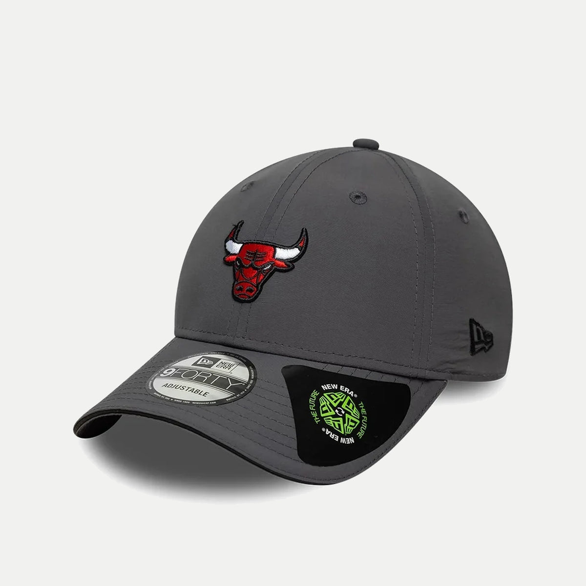 Casquette Chicago Bulls — New Era 9FORTY Recycled, Anthracite