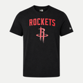 T-shirt Houston Rockets — New Era NBA Logo, Noir