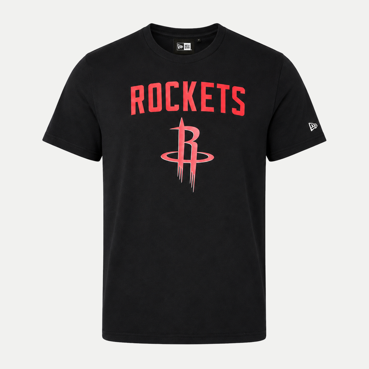 T-shirt Houston Rockets — New Era NBA Logo, Noir