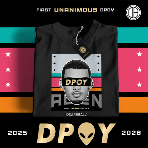 T-shirt Wemby First Unanimous DPOY noir – DearBBall